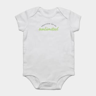 Together We're Unlimited - Wicked - Defying Gravity Baby Bodysuit